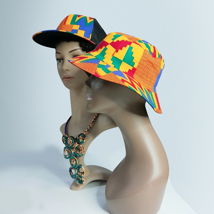 african print hat